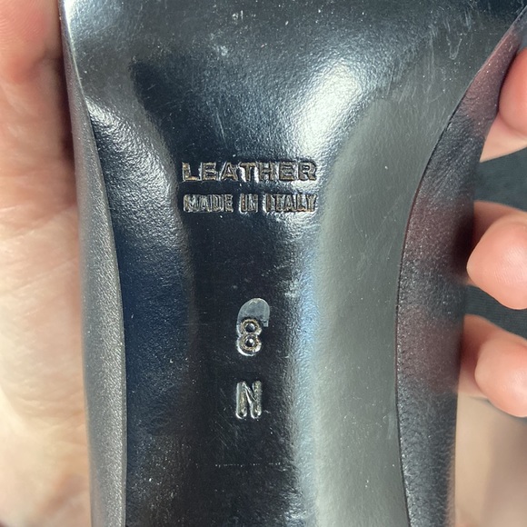 Yves Saint Laurent Vintage Grey Leather Heels (1348) - Picture 6 of 6